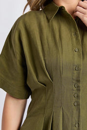 Marbella Dress - Wintermoss