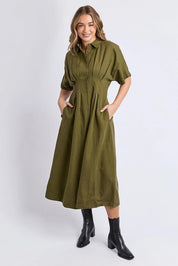 Marbella Dress - Wintermoss