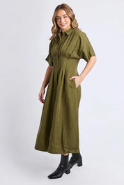 Marbella Dress - Wintermoss