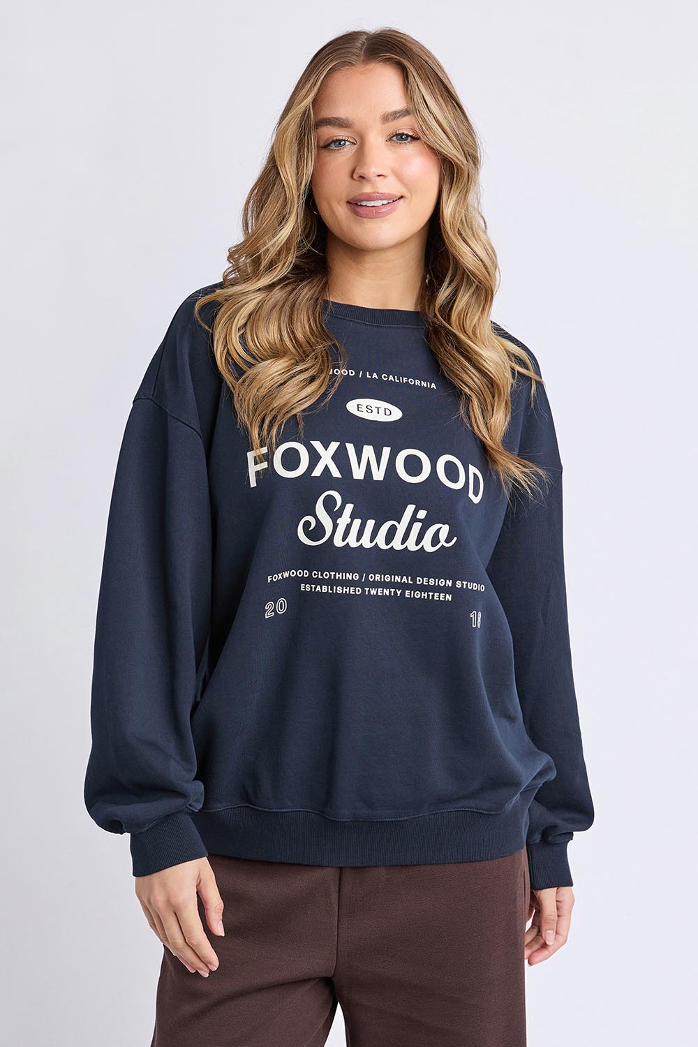 Studio Cotton Crew – Drksapphir