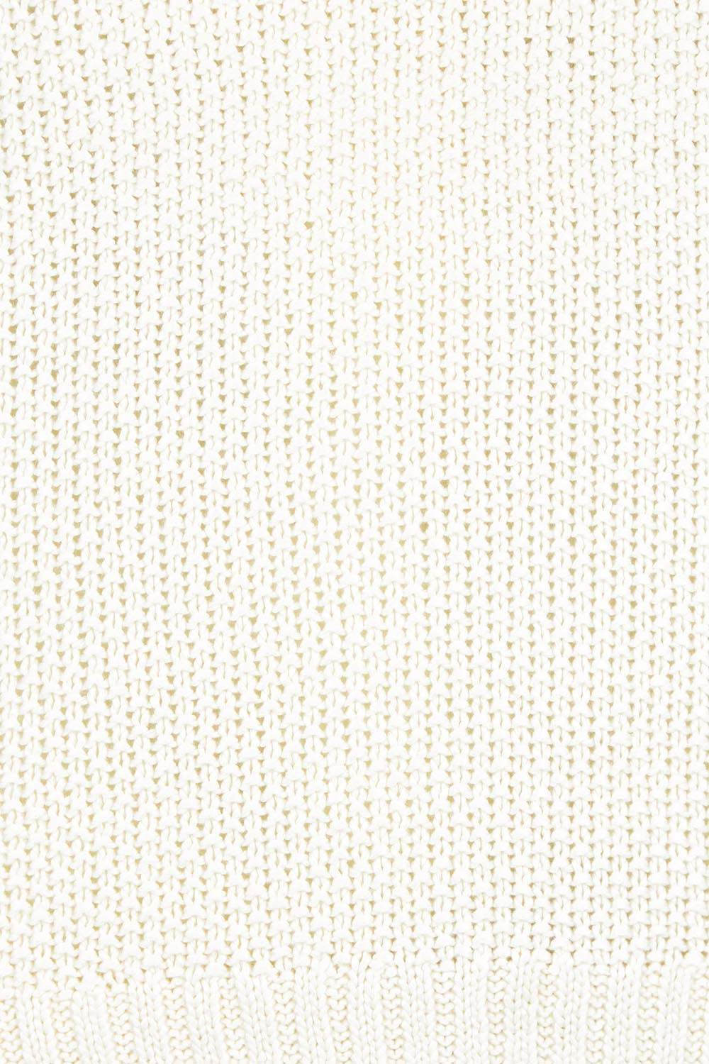 Product shot of the Blair Ls Knit in colour Vinwhite (White), detail