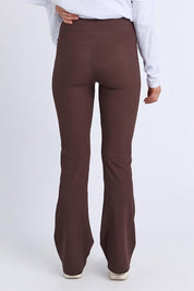 Elements Luxe Rib Pant – Coffee