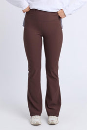 Elements Luxe Rib Pant – Coffee