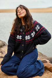 Verbier Knit Cardi – Stripe
