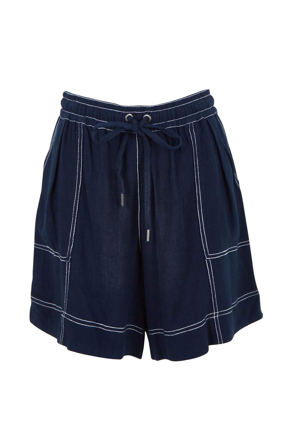 Product shot of the Sage Short – Dsapphire in colour Dsapphire, from the front