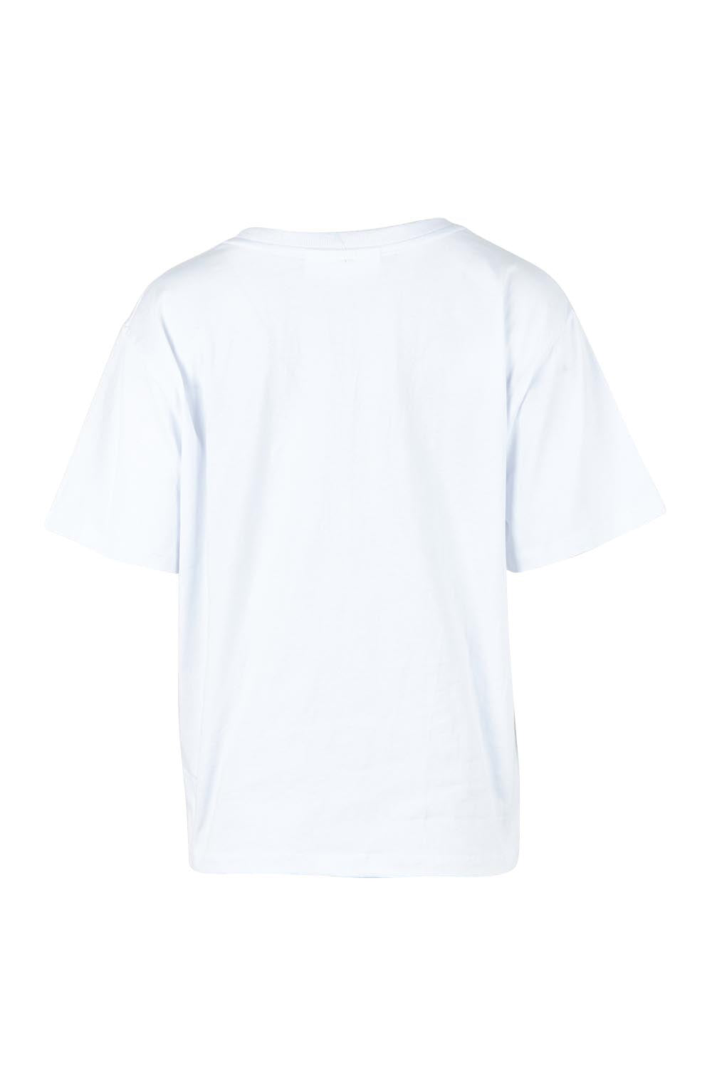 Product shot of the Fraiche Tee – White in colour White, from the back