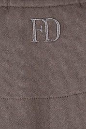 Product shot of the Everyday Crew in colour StoneGrey (Grey), detail