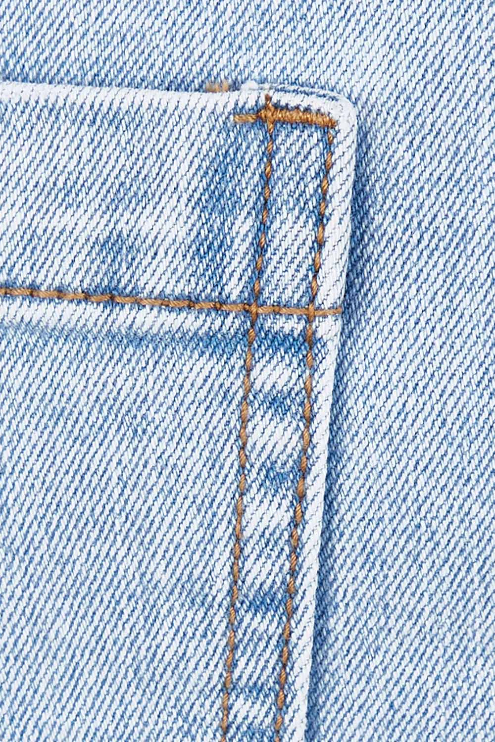 Product shot of the Belle Skirt in colour Lightblue (Blue), detail