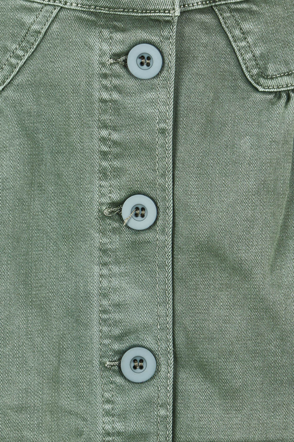 Product shot of the Elements Amanda Skirt in colour Khaki (Green), detail
