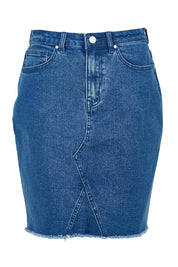 Product shot of the Elements Belle Skirt in colour Midblue (Blue), from the front