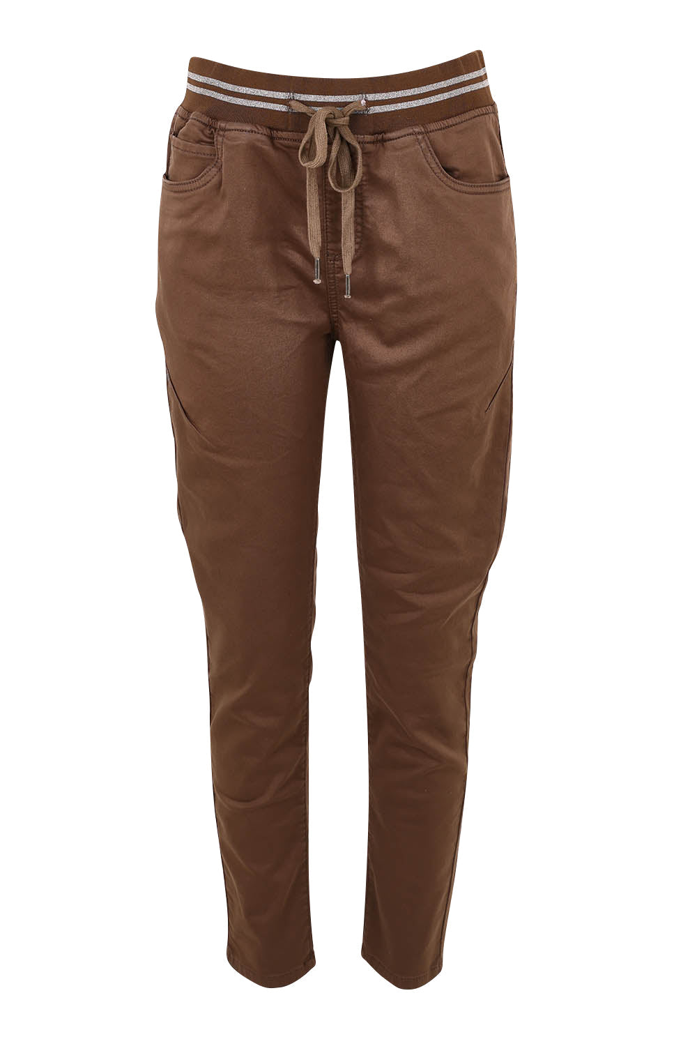 Preloved Elements Sylvia Cotton Blend Jogger - Chocolate