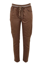 Preloved Elements Sylvia Cotton Blend Jogger - Chocolate