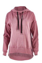 Product shot of the Elements Jasmine Hoodie in colour Rosepink (Pink), from the front