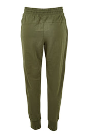 Product shot of the Elements Lazy Days Pant in colour Khaki (Green), from the back