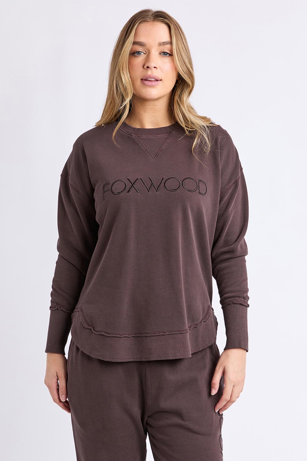 Elements Simplified Cotton Crew – Coffee