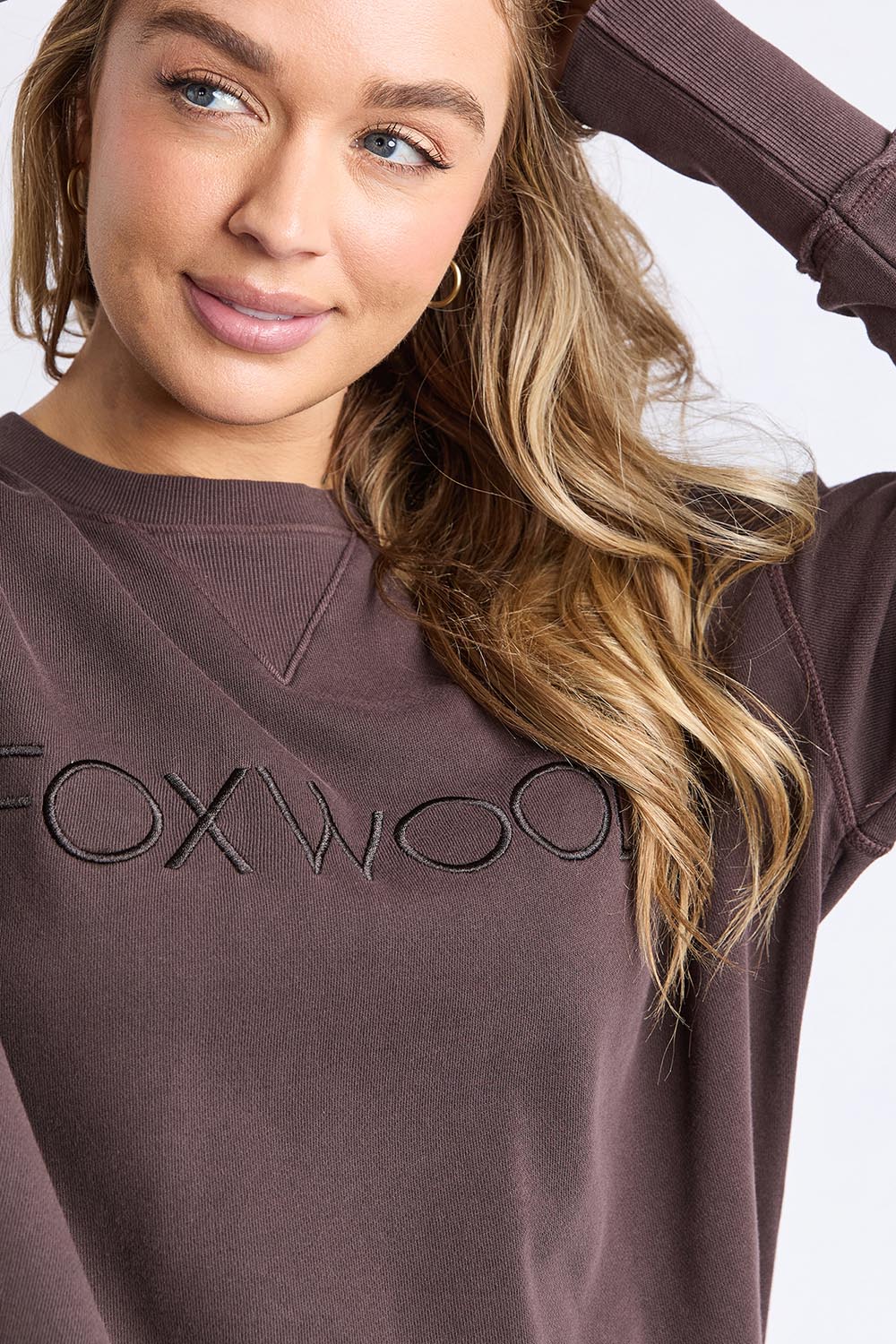 Elements Simplified Cotton Crew – Coffee