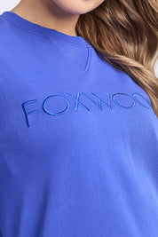 Elements Simplified Cotton Crew – Dazzlblue