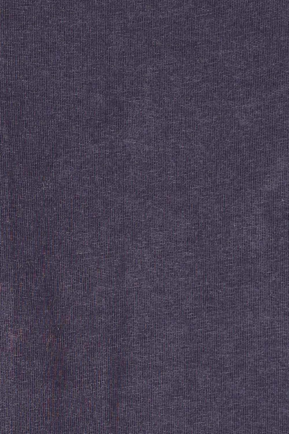 Product shot of the Elements Manly Cotton Tee in colour Coal (Black), detail