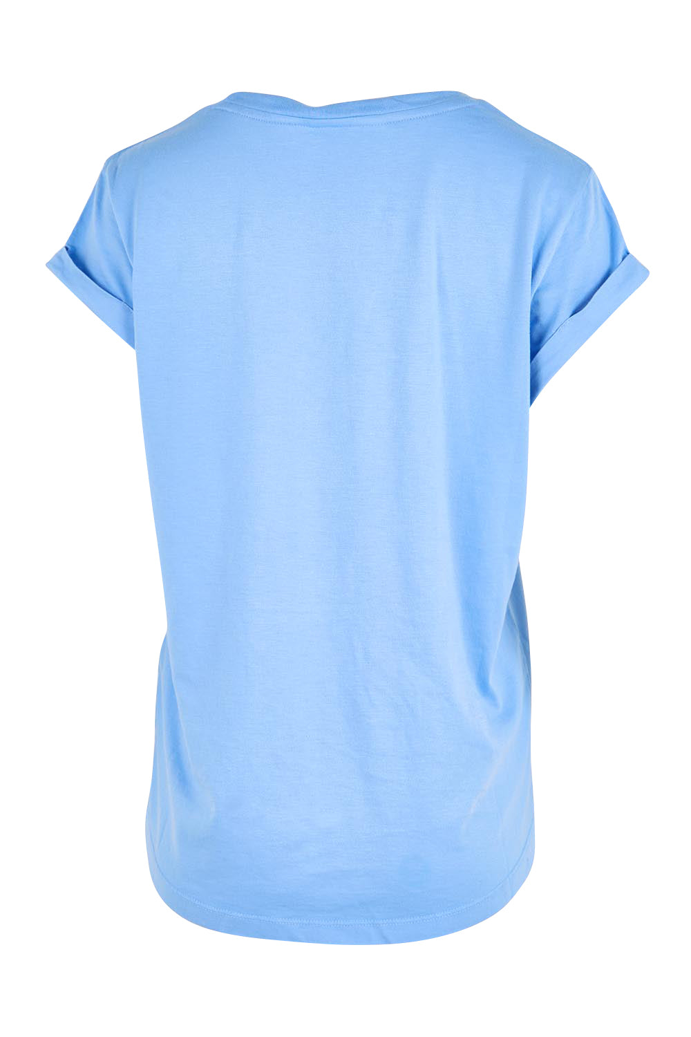 Product shot of the Elements Manly Cotton Tee - Cornflower in colour Cornflower, from the back