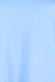 Product shot of the Elements Manly Cotton Tee - Cornflower in colour Cornflower, showing detail