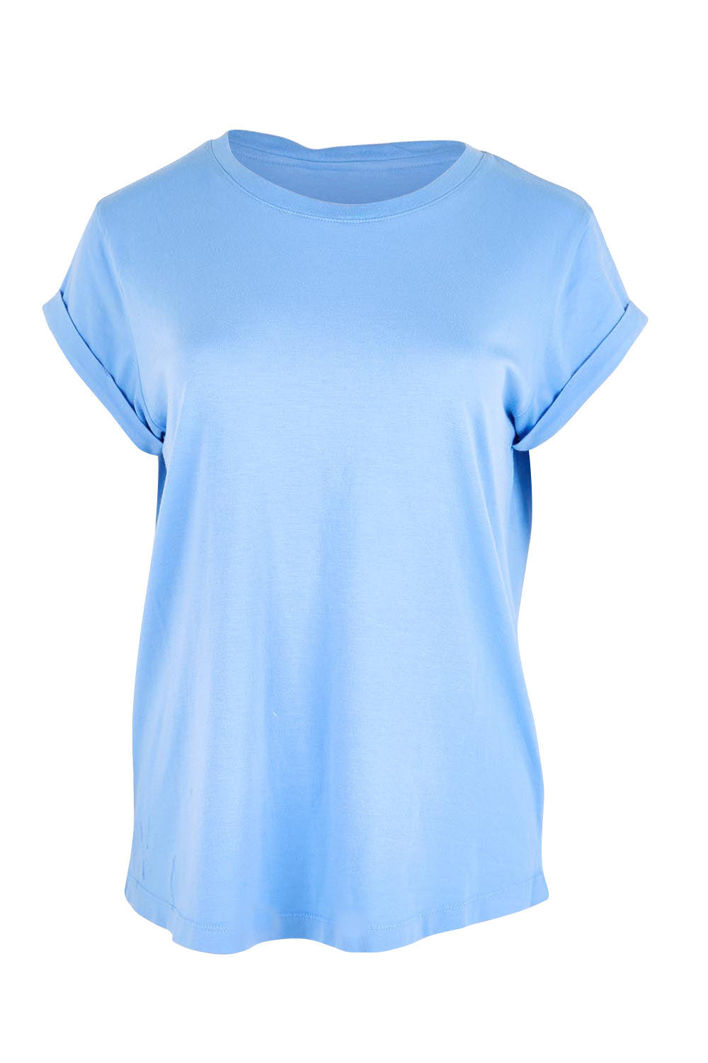 Product shot of the Elements Manly Cotton Tee - Cornflower in colour Cornflower, from the front