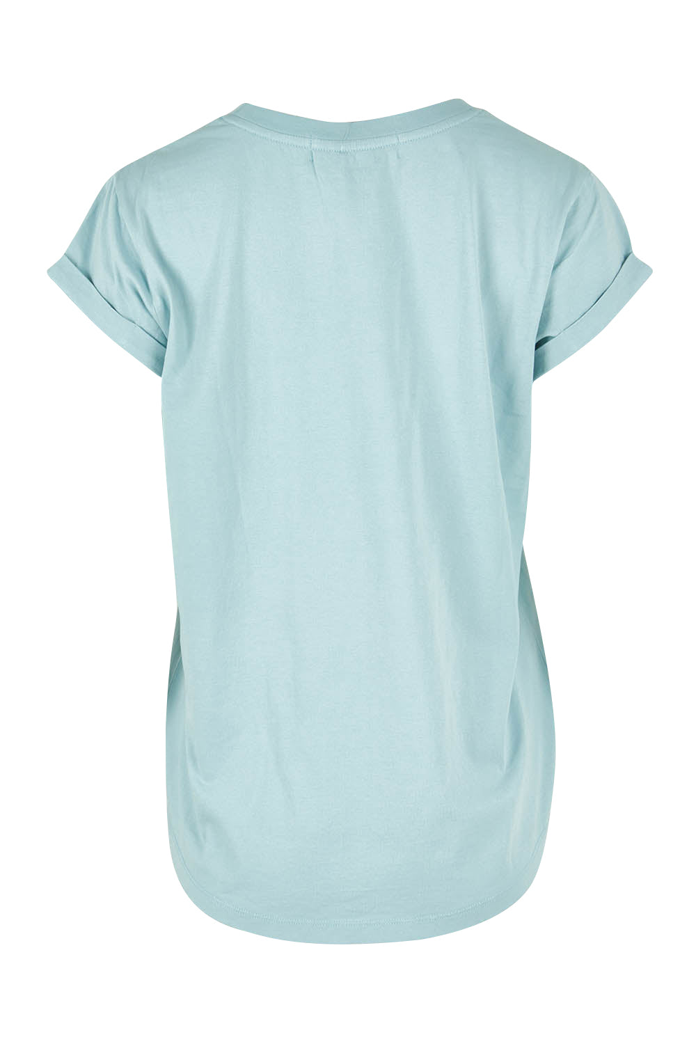 Product shot of the Elements Manly Cotton Tee in colour Dreamblue (Blue), from the back