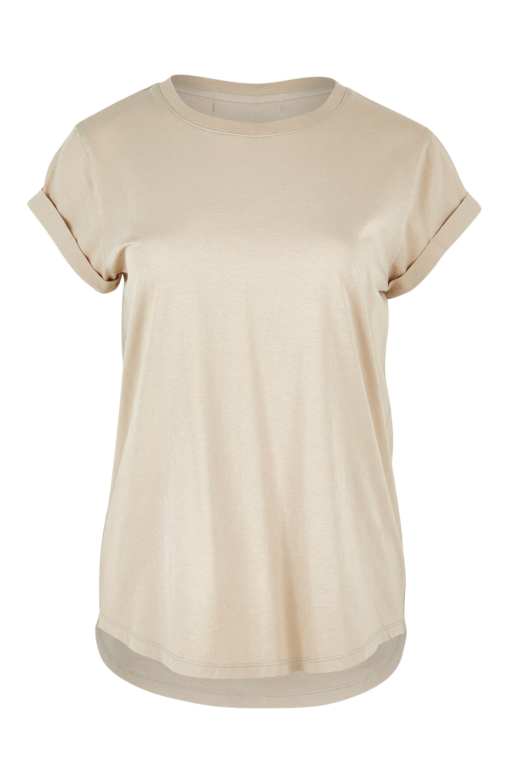 Product shot of the Elements Manly Cotton Tee in colour Oatmeal, from the front