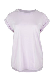 Product shot of the Elements Manly Cotton Tee in colour Orchidbloo (Purple), from the front