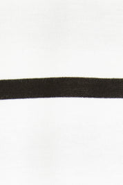 Product shot of the Elements Manly Stripe Cotton Tee in colour Blackstrip (White), detail