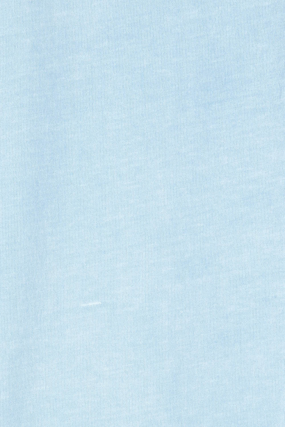 Product shot of the Elements Manly Cotton Vee Tee in colour Bluebelle (Blue), detail