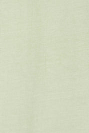 Product shot of the Elements Manly Cotton Vee Tee in colour Foggreen (Green), detail