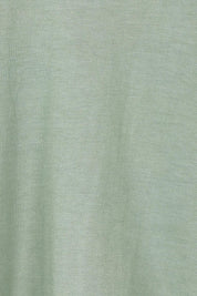 Product shot of the Elements Manly Cotton Vee Tee in colour Iceberggre (Green), detail