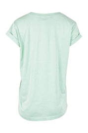 Product shot of the Elements Manly Cotton Vee Tee – Submint in colour Submint, from the back