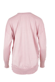 Product shot of the Elements Farrah Cotton Long Sleeve in colour Blossompin (White), from the back