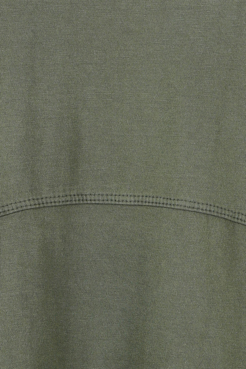 Product shot of the Elements Bungalow Dress in colour Khaki (Green), detail