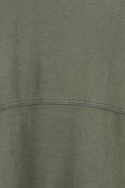 Product shot of the Elements Bungalow Dress in colour Khaki (Green), detail