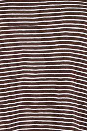 Elements Hutch Stripe Cotton Long Sleeve Tee - Coffeewhite