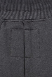 Product shot of the Elements Cotton College Track Pant in colour Coal (Grey), detail