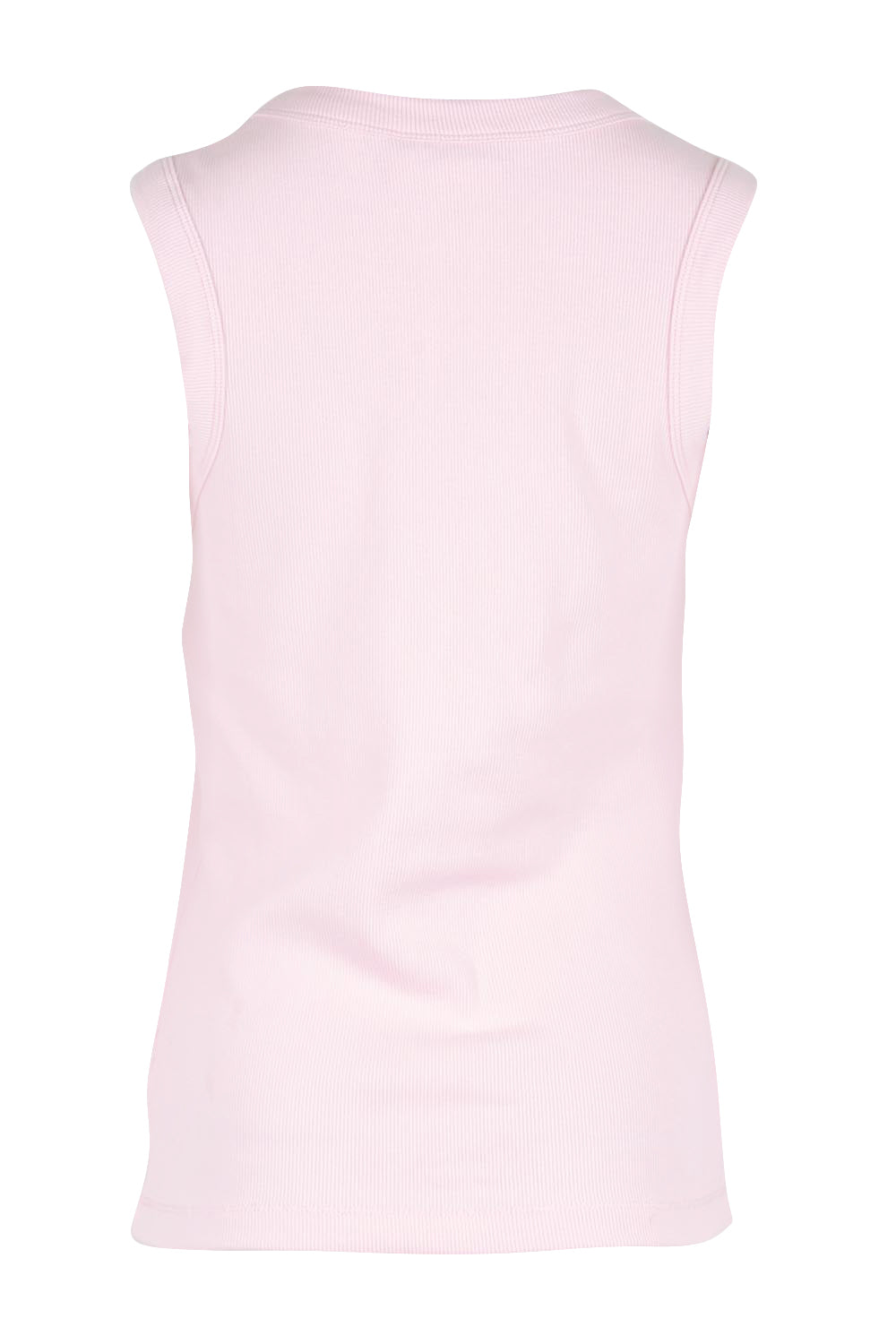 Product shot of the Elements Iris Rib Cotton Tank – Ballerinap in colour Ballerinap, from the back