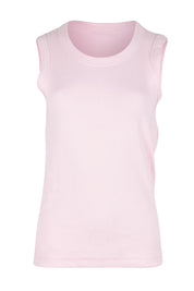 Product shot of the Elements Iris Rib Cotton Tank – Ballerinap in colour Ballerinap, from the front