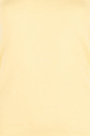 Product shot of the Elements Iris Rib Cotton Tank – Sunlightye in colour Sunlightye, from the back