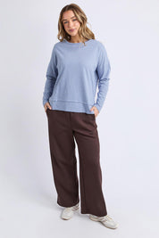 Elements Eddie Stripe Cotton Long Sleeve Top – Cbluewhite