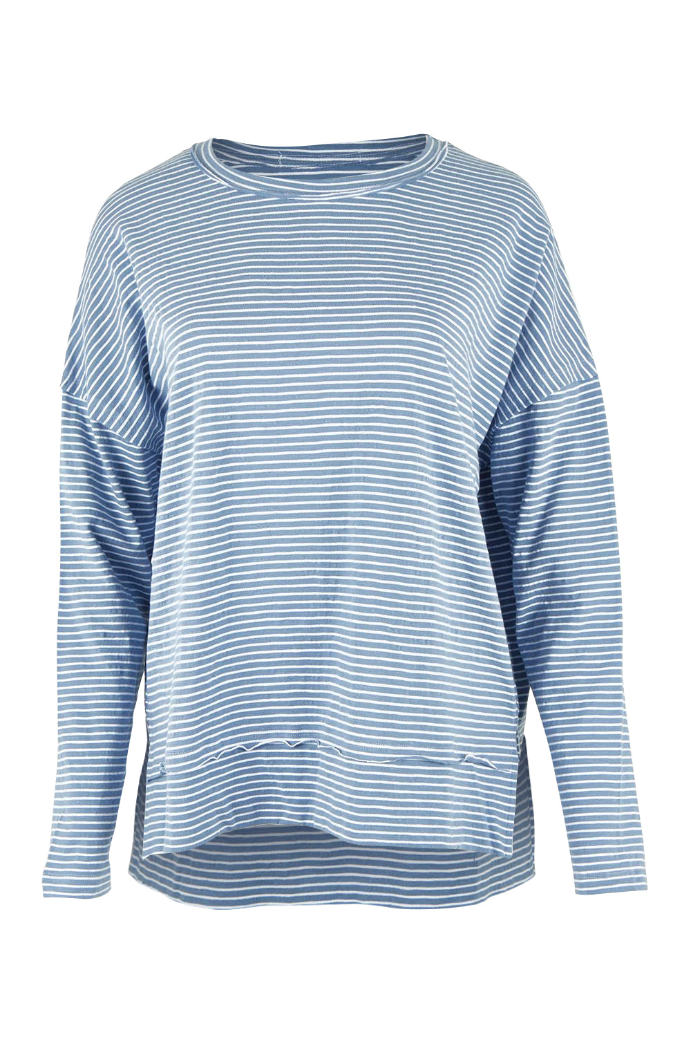 Elements Eddie Stripe Cotton Long Sleeve Top – Cbluewhite