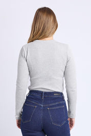 Elements Scoop Rib Cotton Long Sleeve Tee – Greymarle