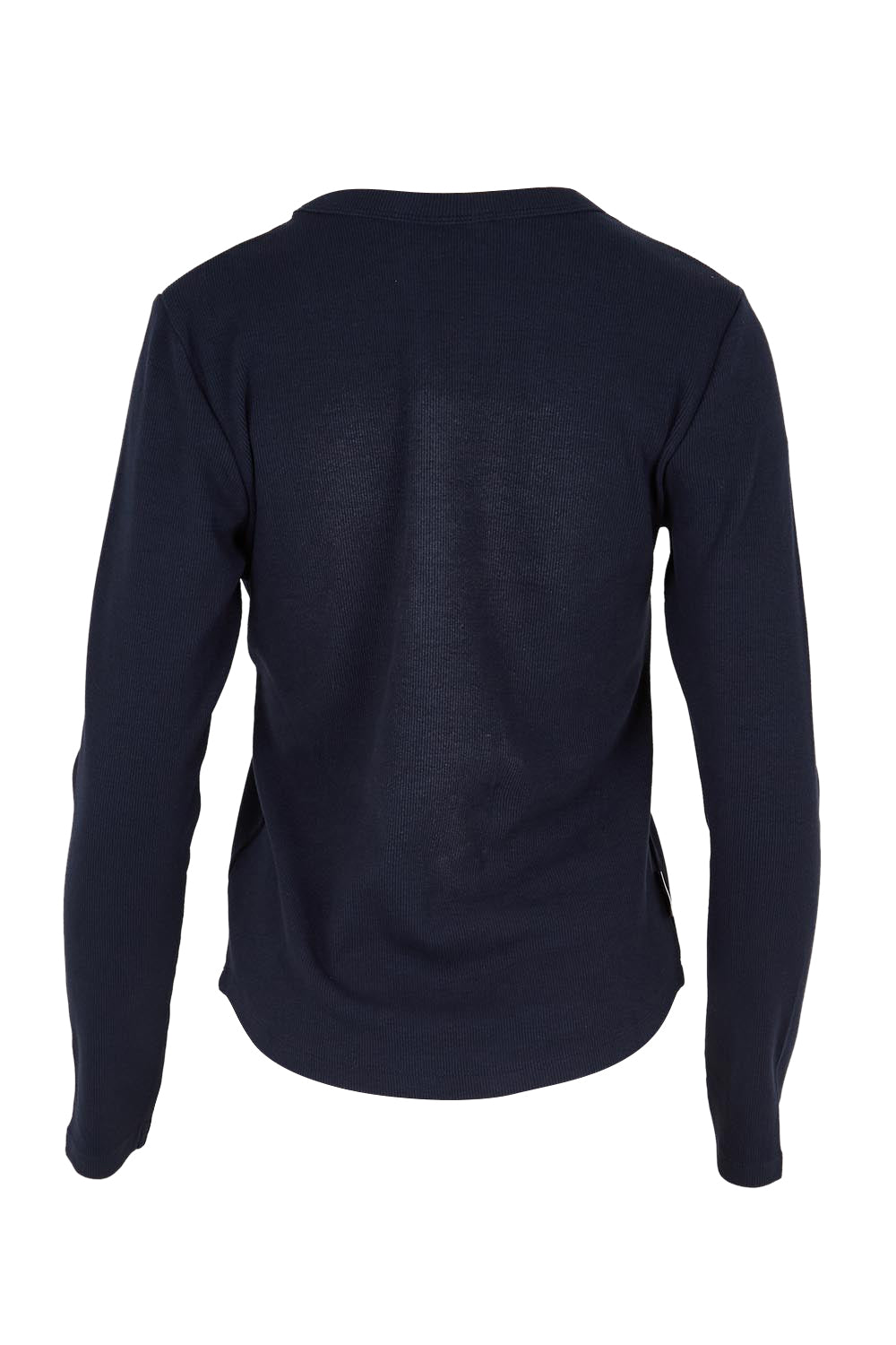 Elements Scoop Rib Cotton Long Sleeve Tee – Navy