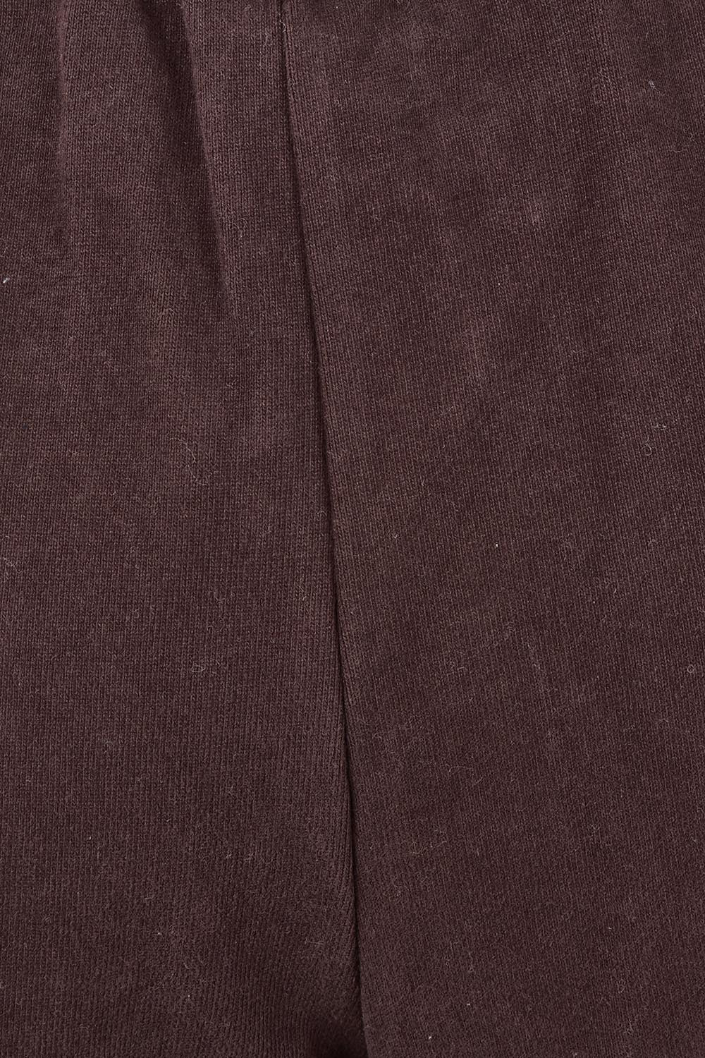 Product shot of the Elements Monday Cotton Pant in colour Coffee, detail