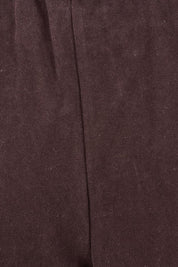 Product shot of the Elements Monday Cotton Pant in colour Coffee, detail