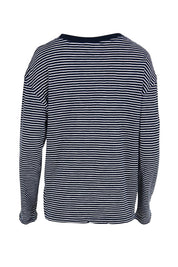 Elements Hutch Stripe Cotton Long Sleeve Tee - Navywhite