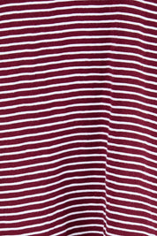 Elements Hutch Stripe Cotton Long Sleeve Tee - Winewhite