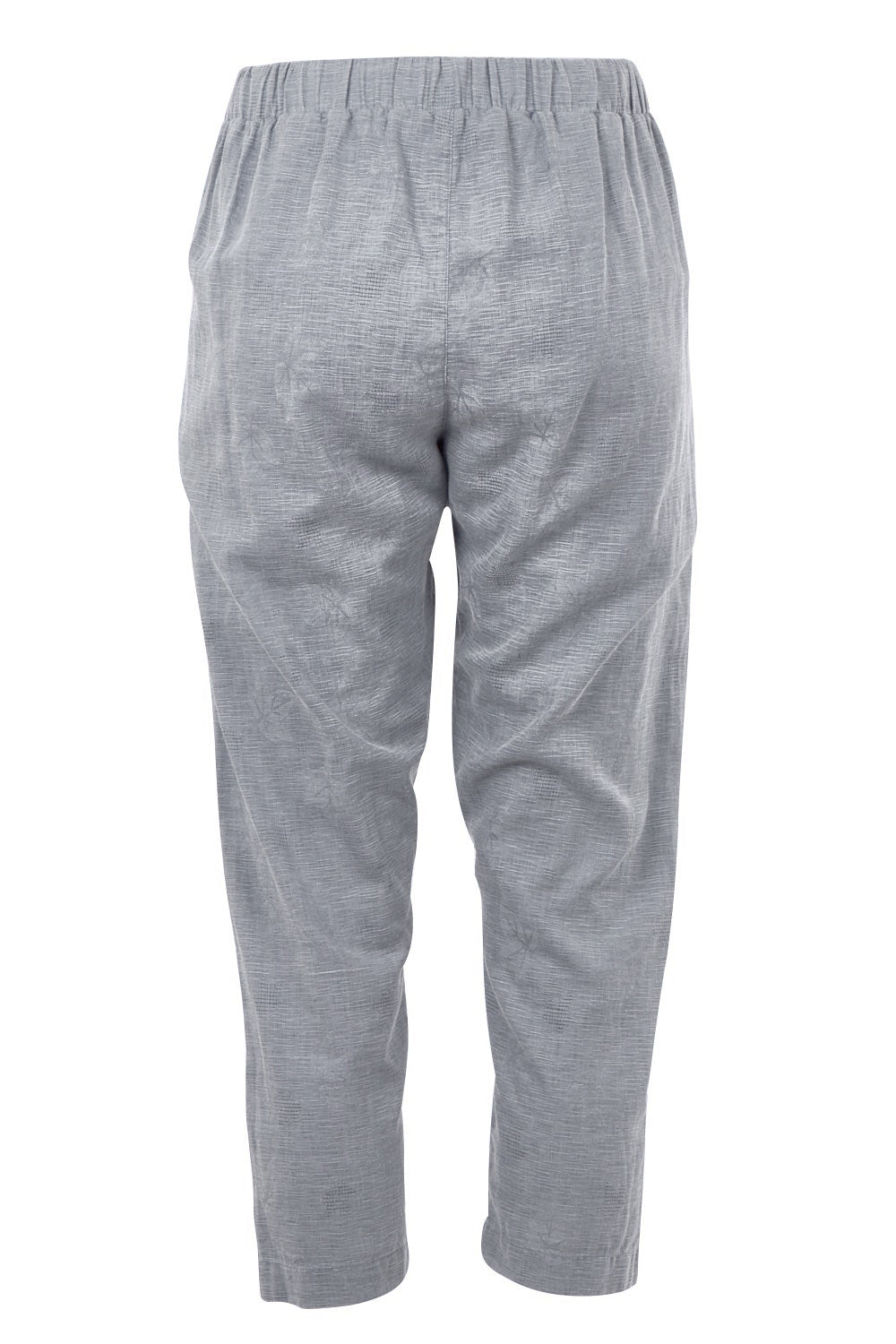 Product shot of the Lalla Pants in colour BlueIllu (Blue), from the back